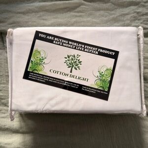 White Home Bedding Skirt 18” Drop Length